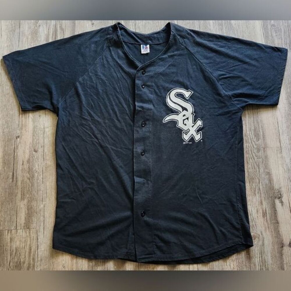 Vintage 90's White Sox Baseball Jersey shirt size‎ XL.